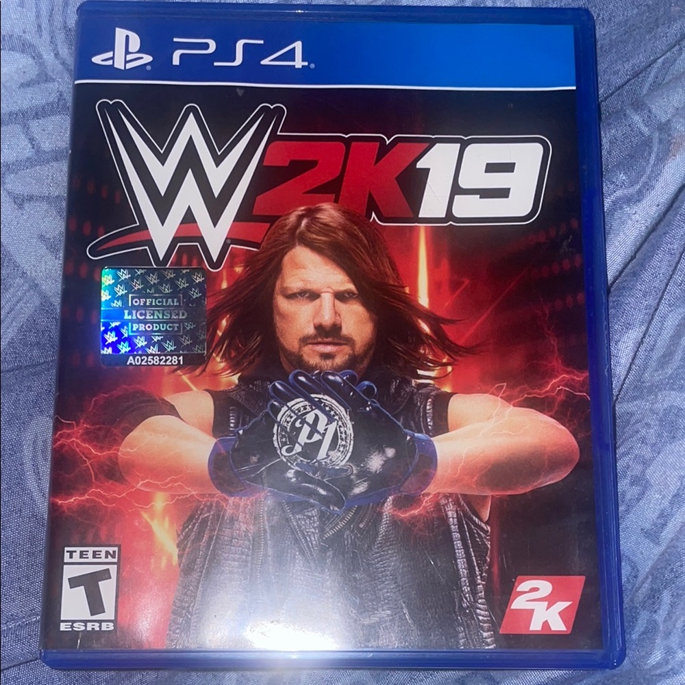 WWE 2K19 for PS4 - Blue Case